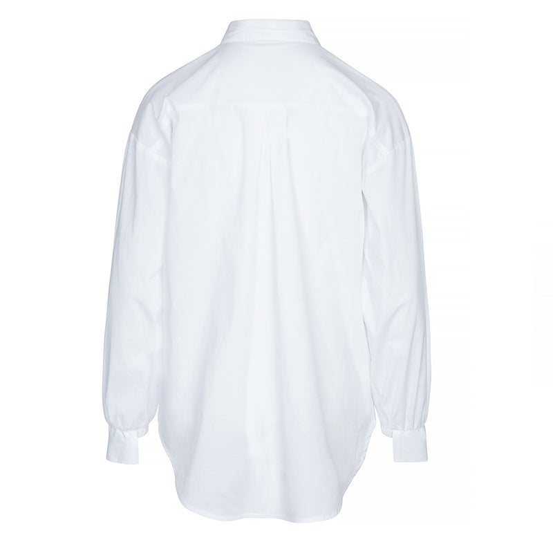 LUXZUZ // ONE TWO Gritha Shirt Shirt 901 White