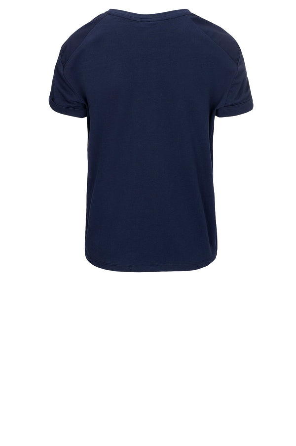 LUXZUZ // ONE TWO Bibina T-Shirt T-Shirt 575 Navy